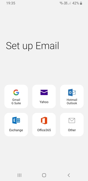 Select Gmail G Suite