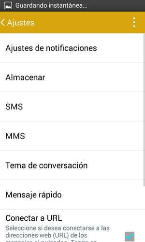 Seleccione SMS