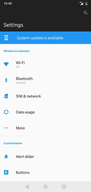 Set up Internet - OnePlus 6 - Android 8.1 - Device Guides