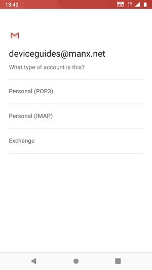 Select Personal (IMAP)