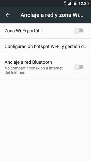 Seleccione Configuración hotspot Wi-Fi y gestión d...