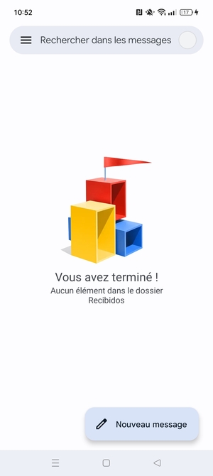 Votre messagerie Gmail est prête à l'emploi