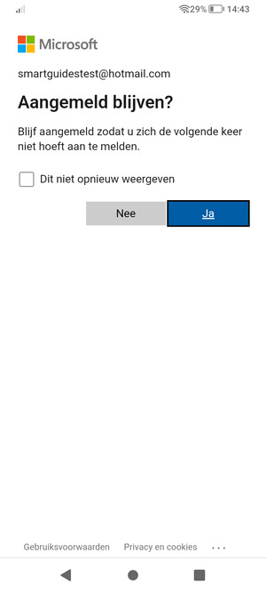 Selecteer uw voorkeursoptie