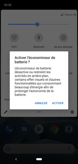 Sélectionnez ACTIVER