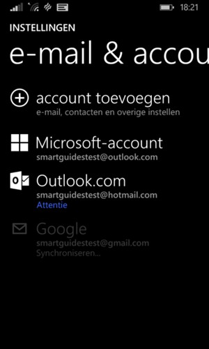 Uw contactpersonen van Google worden nu gesynchroniseerd met uw Lumia