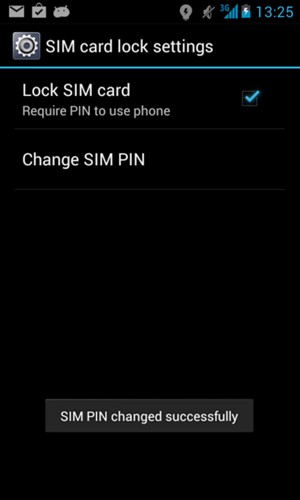 Your SIM PIN has been changed.