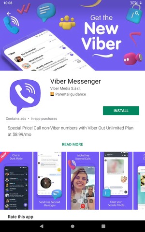 Viber location for Alcatel