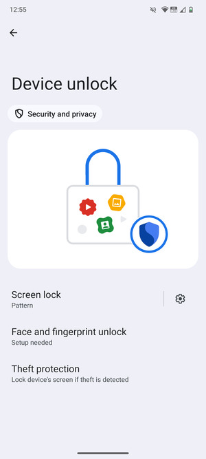 Your phone is now secure with a screen lock