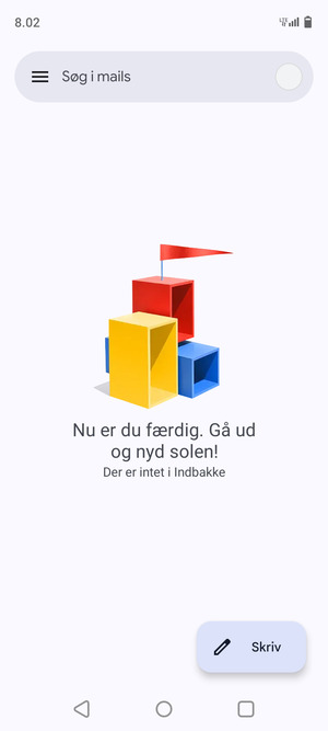 Din Hotmail er klar til brug