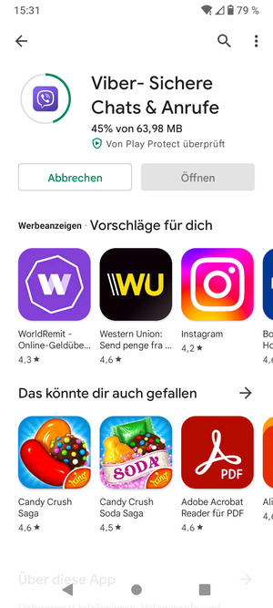 Warten Sie, bis der Installationsprozess  beendet ist