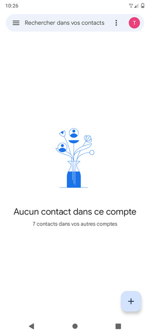 Sélectionnez votre compte