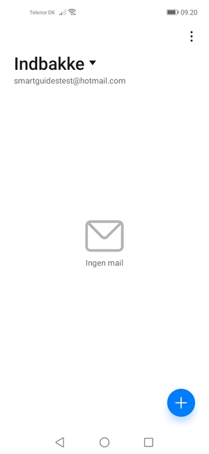 Din Hotmail er klar til brug