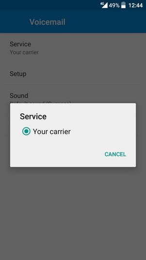 Select Your carrier