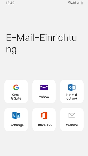 Wählen Sie Gmail G Suite
