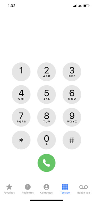 Introduzca el Número del centro de SMS y seleccione Llamar