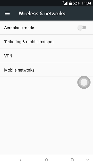 Select Tethering & mobile hotspot