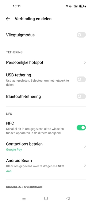 Selecteer Persoonlijke hotspot