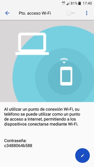 Active Pto. acceso Wi-Fi