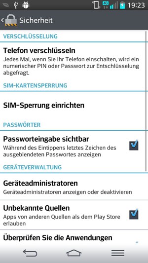 Wählen Sie SIM-Sperrung einrichten