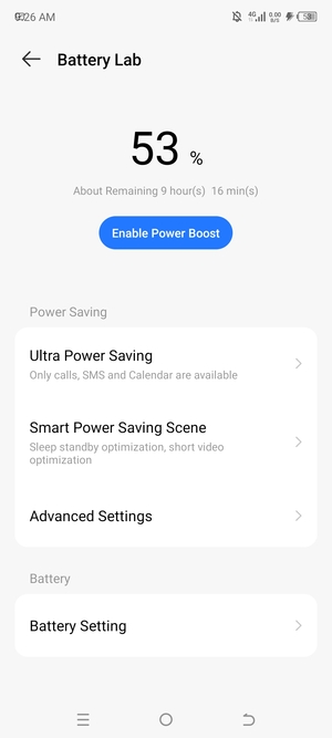 Select Ultra Power Saving