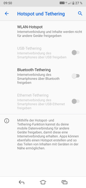 Wählen Sie WLAN-Hotspot