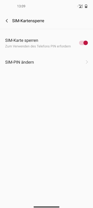 Wählen Sie SIM-PIN ändern