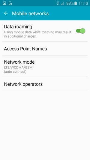 Set Up Roaming Samsung Galaxy J2 Android 5 1 Device Guides