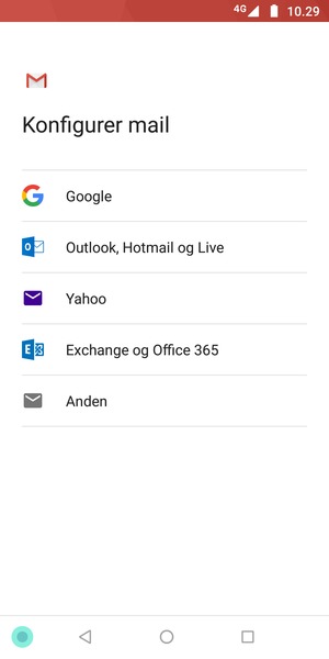 Vælg Google