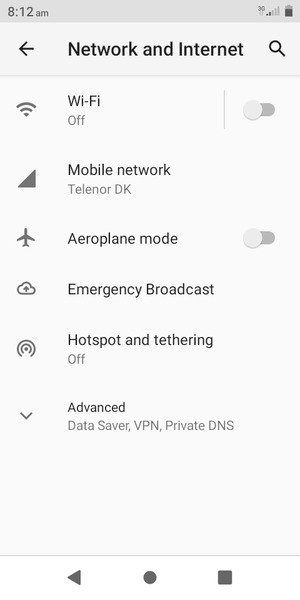 Select Mobile network