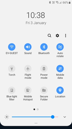 Turn off Wi-Fi  and Bluetooth