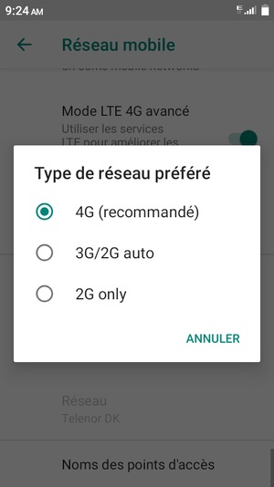 Sélectionnez votre option préférée