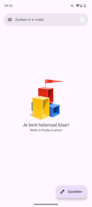 Uw Gmail is klaar voor gebruik