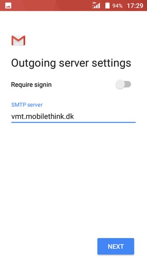 Turn off Require signin  and select NEXT