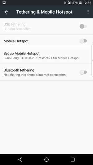 Select Set up Mobile Hotspot