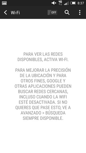 Activar Wi-Fi