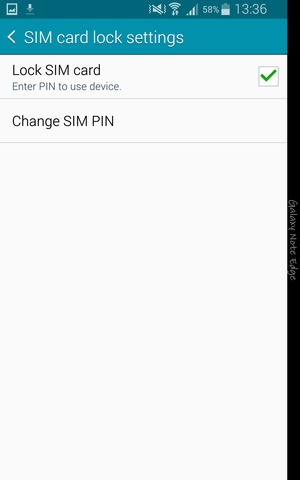 Select Change SIM PIN