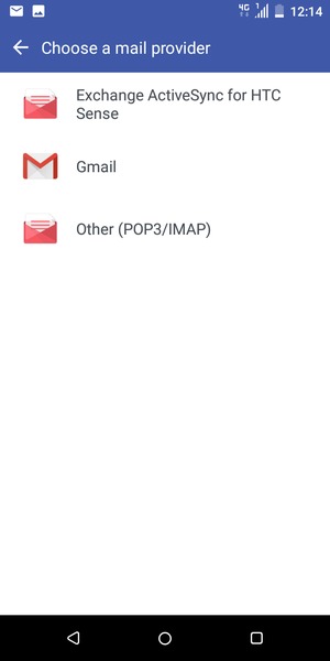 Select Other (POP3/IMAP)