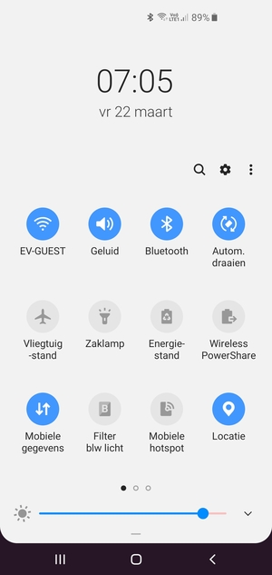 Schakel Wi-Fi en Bluetooth uit