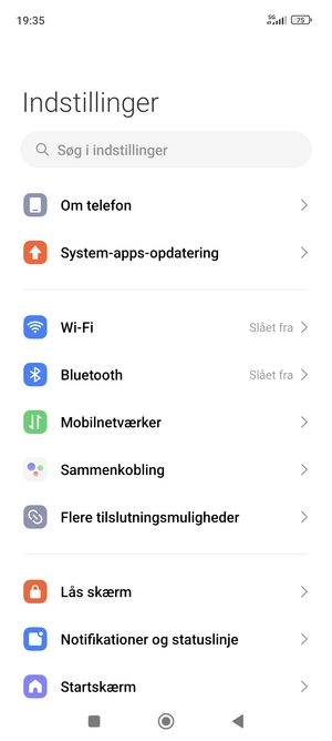 Vælg Mobilnetværker