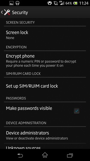 To change the PIN for the SIM card, return to the Security menu and select Set up SIM/RUIM card lock