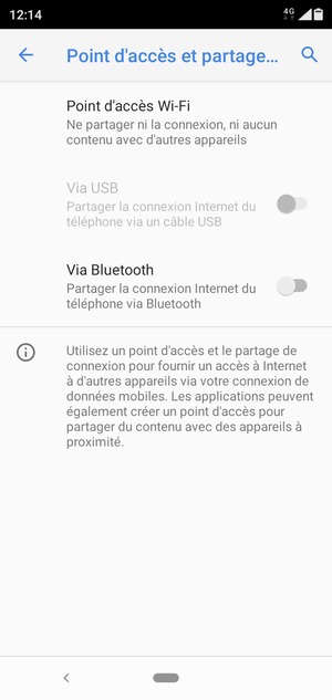 Sélectionnez Point d'accès Wi-Fi