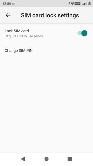 Select Change SIM PIN