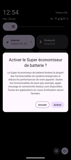 Sélectionnez Activer