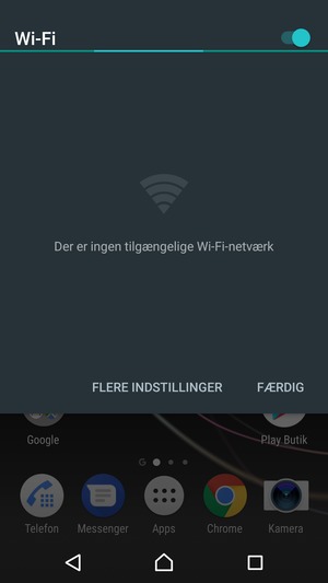 Slå Wi-Fi fra