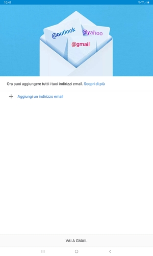 Seleziona Aggiungi un indirizzo email