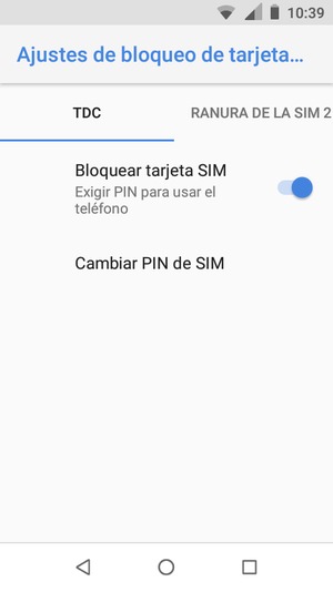 Seleccione Digicel y Cambiar PIN de SIM