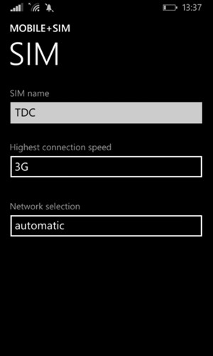 Select Highest connection speed