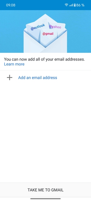 Select Add an email address