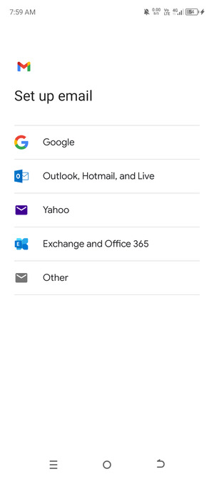 Select Exchange and Office 365