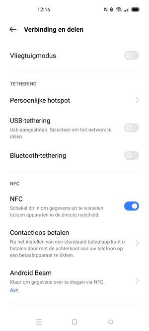 Selecteer Persoonlijke hotspot